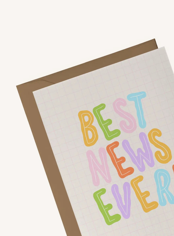 Best News Ever! Card from Tillie Rose Studio