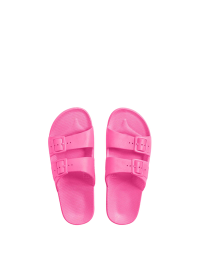 Glow Sliders in Pink Neon from Freedom Moses
