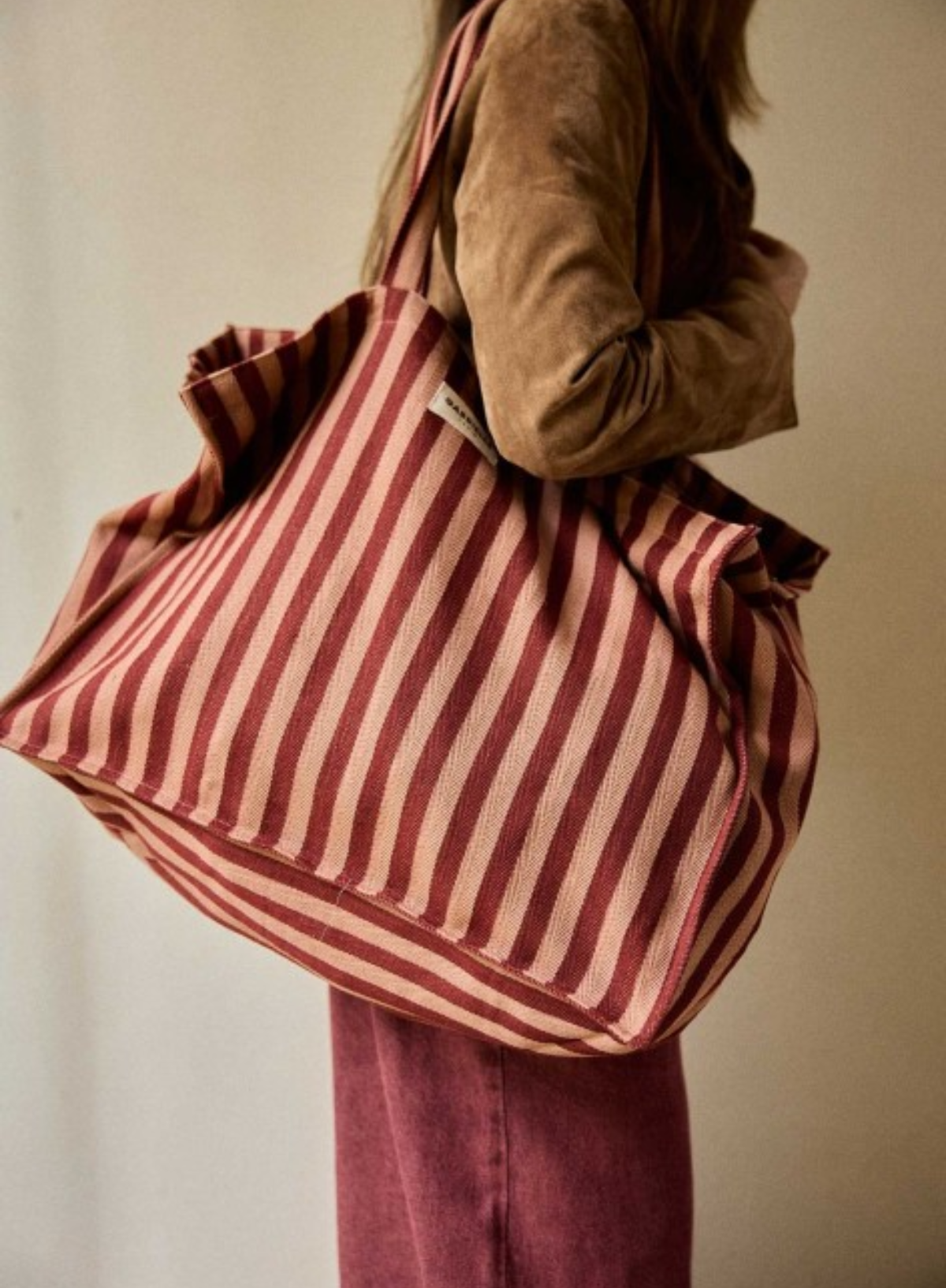 Gabrielle Paris 24H Cotton Bag in Garance Stripes
