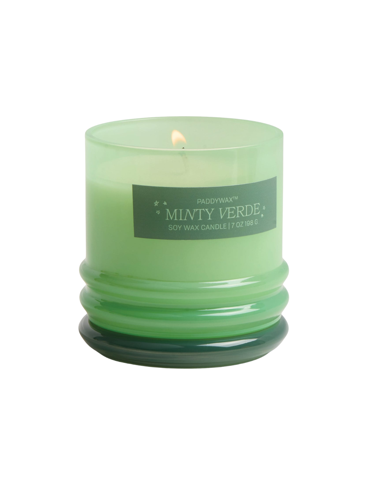 Paddywax Stacked 7oz Green - Minty Verde