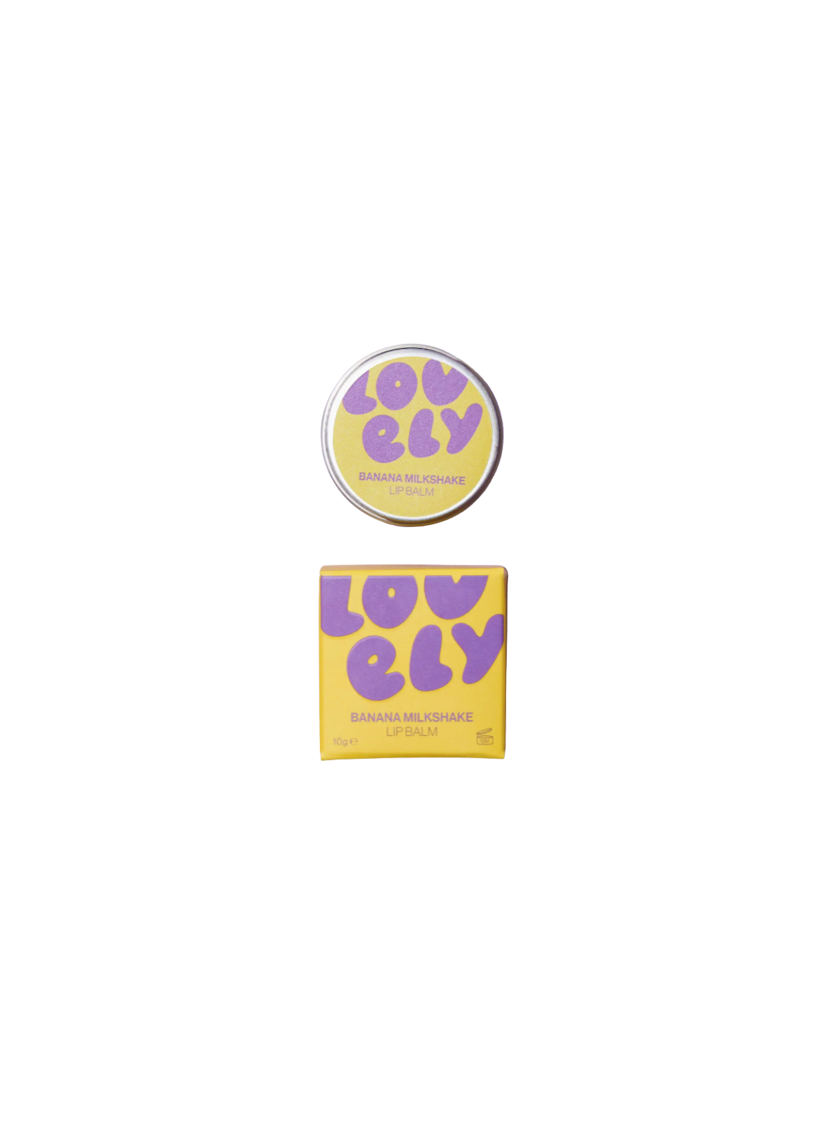 Lovely Skincare Banana Milkshake Lip Balm