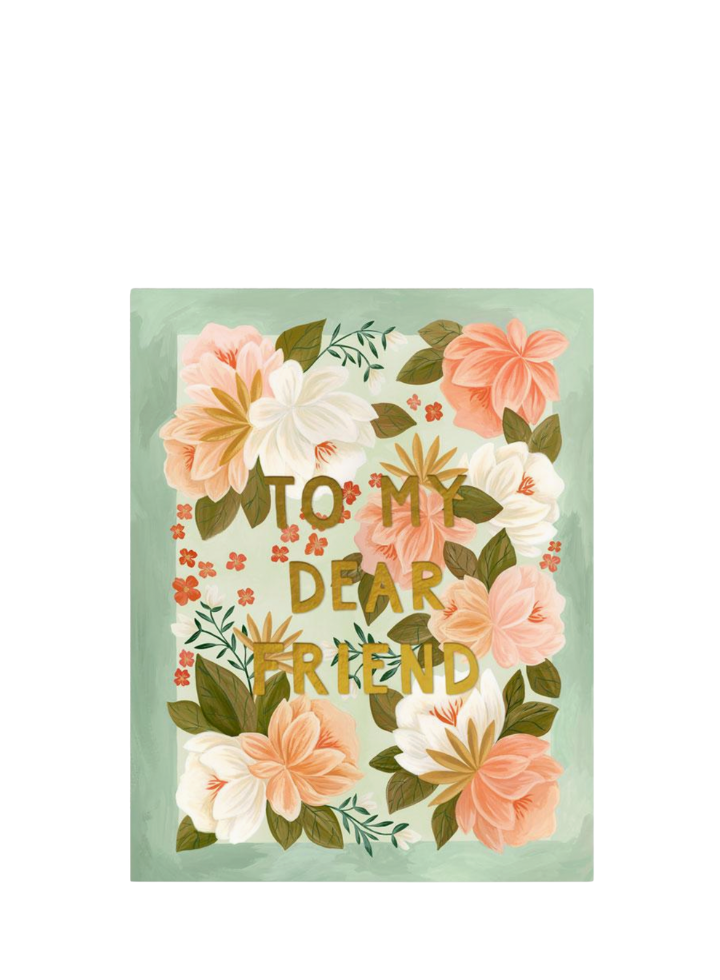1Canoe2 Palm Spring Friendship Greeting Card