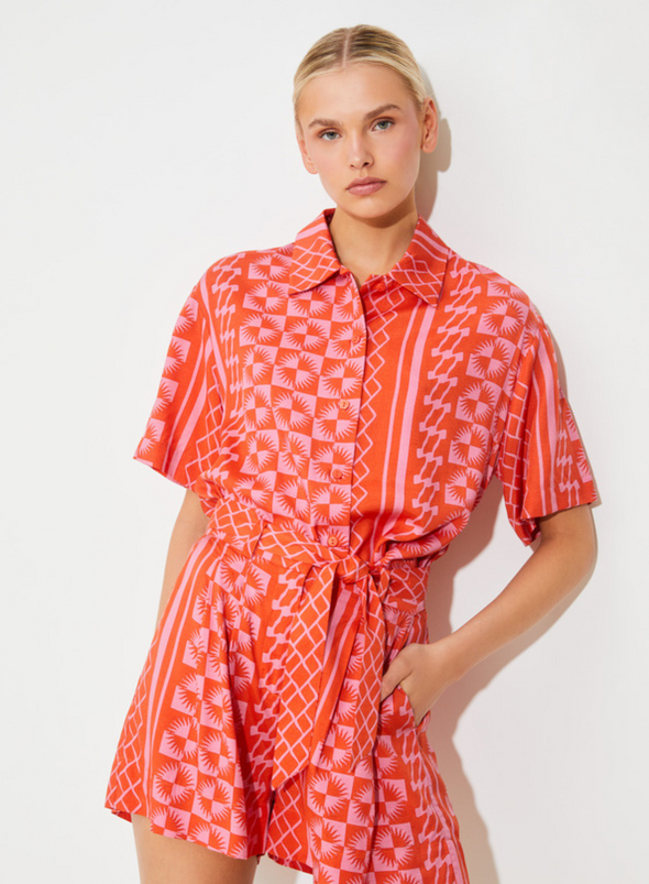 Bobby Shorts in Geranium from Suncoo