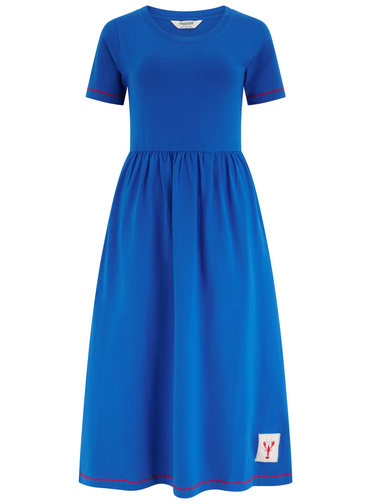 SugarhillI Ida Jersey Midi Dress Blue Lobster