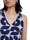 Jacquard Knit Top in Royal from Skatïe