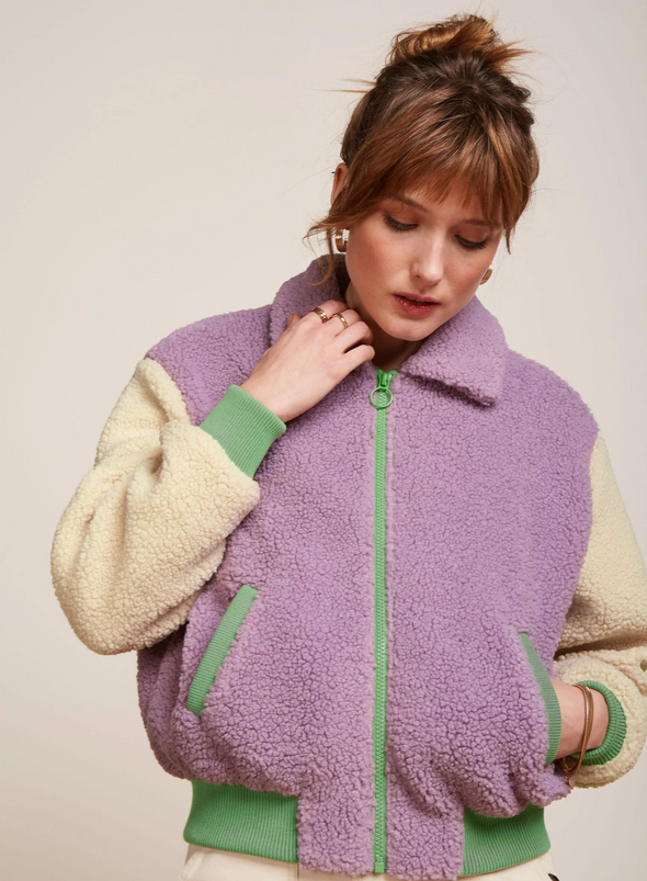 Fay Jacket Teddy in Sheer Lilac from King Louie