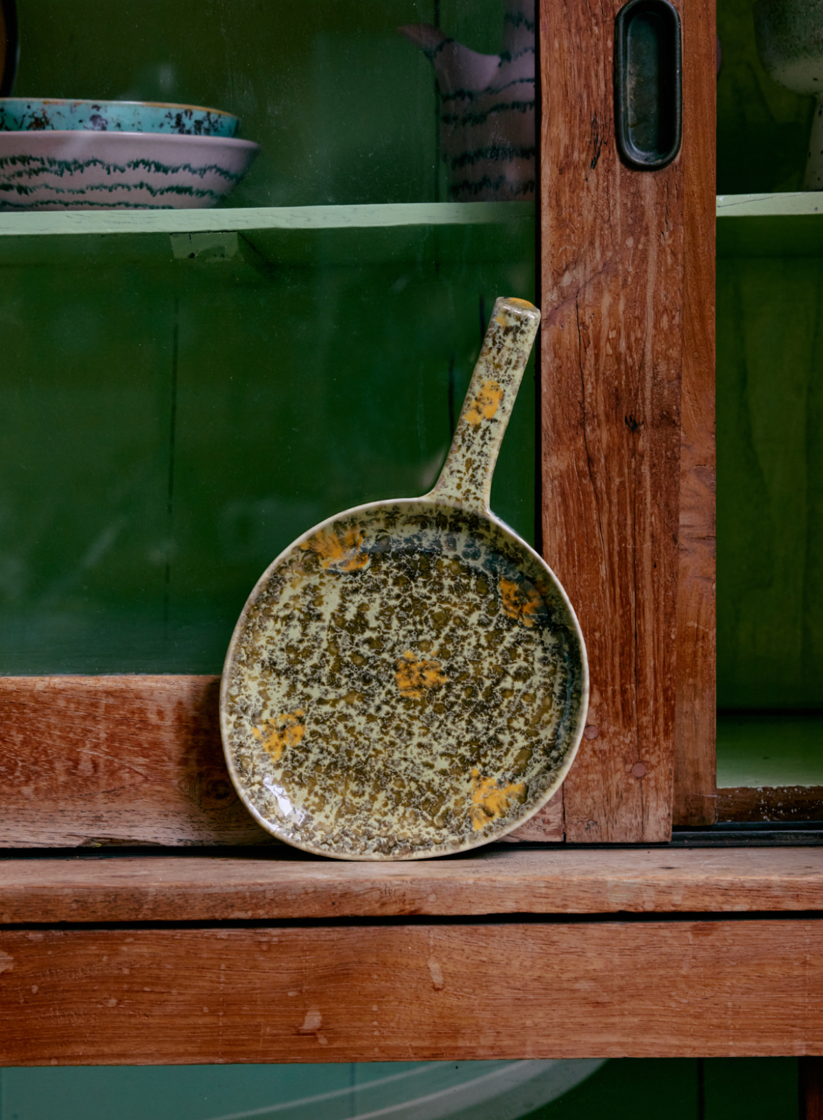 HK Living 70s Ceramics Platter in Fjord
