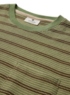 Kikki Jacq Stripe Tee in Sage from Anerkjendt