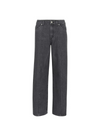 Khloe Pintuck Jeans in Medium Grey Denim from Kaffe