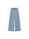 Lago Wide Leg Trousers in Sky Blue from Yerse