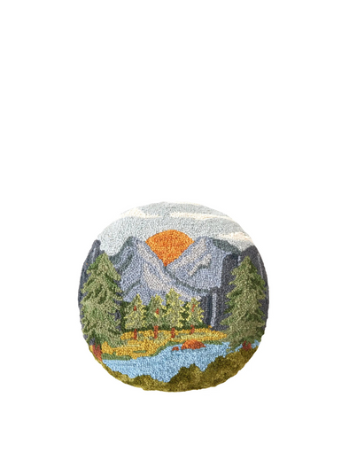 Sunset River Hike Hook Cushion from Peing Handicraft