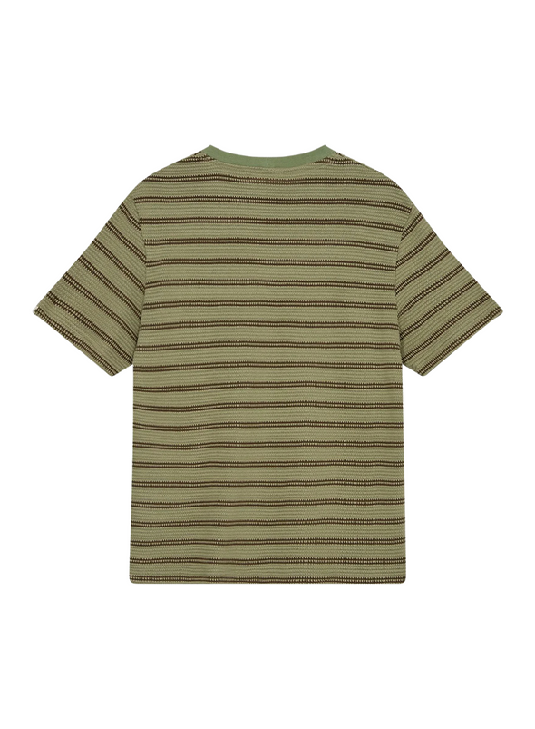 Kikki Jacq Stripe Tee in Sage from Anerkjendt