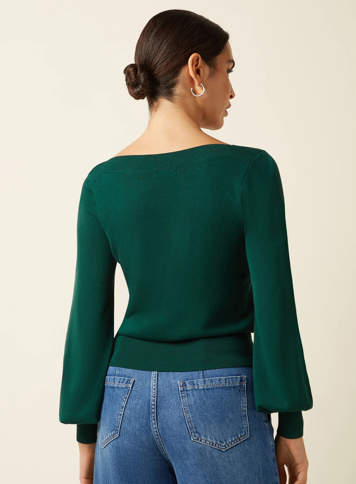 Audrey Bell Top Azzy in Botanical Green from King Louie