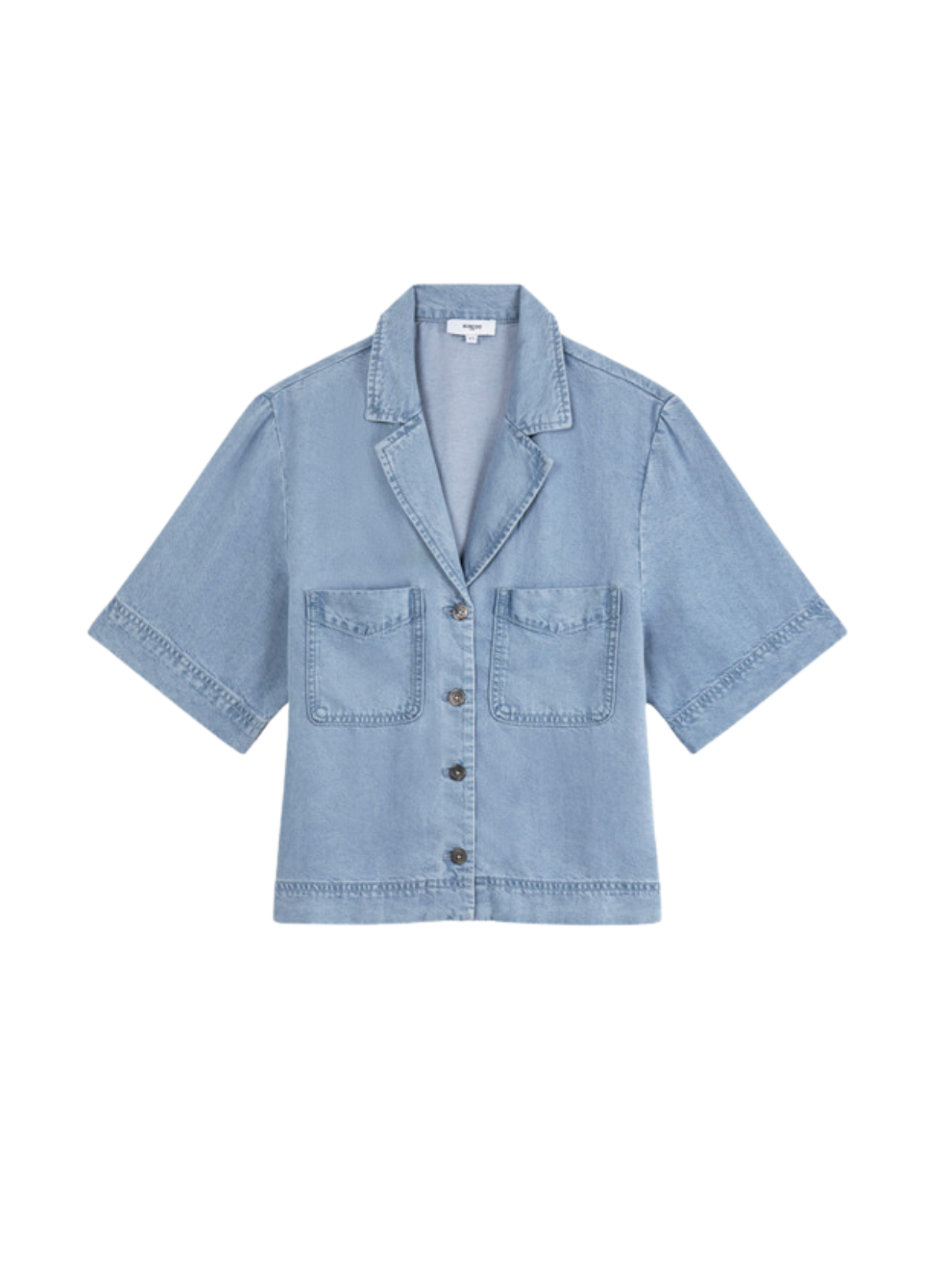 Laban Shirt in Jeans Clair from Suncoo
