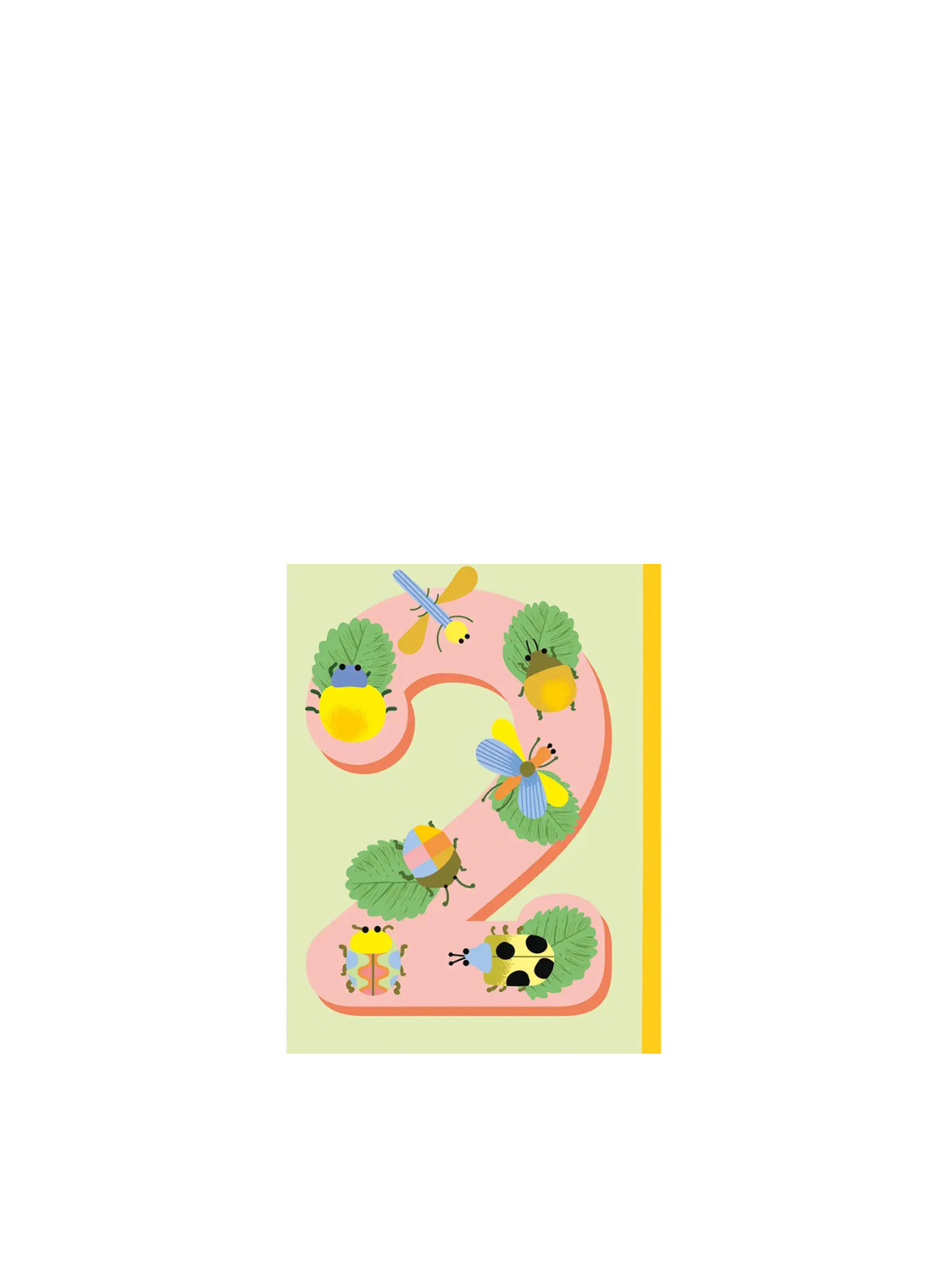 Age 2 Bugs Birthday Card from Noi