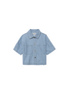 Lago Denim Shirt in Sky Blue from Yerse