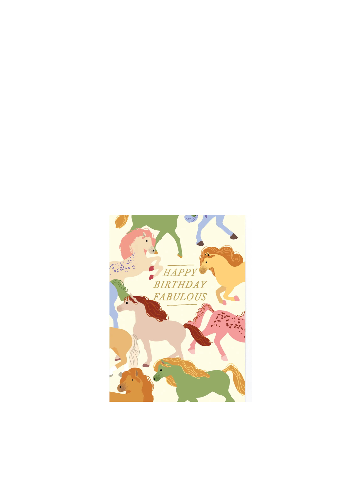 Birthday Horses Card from Noi