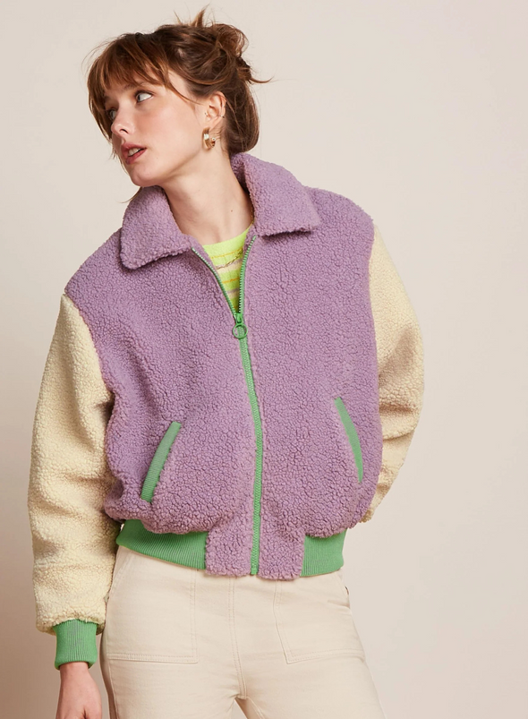Fay Jacket Teddy in Sheer Lilac from King Louie
