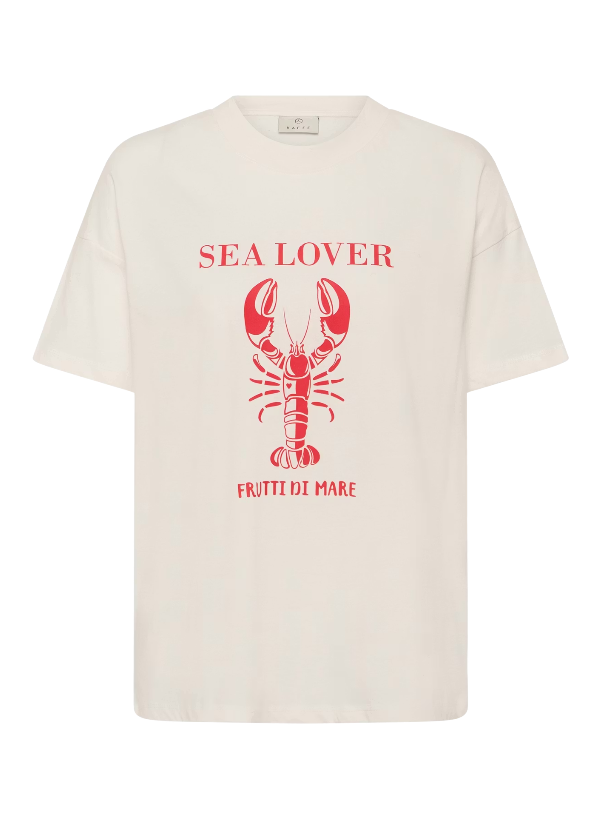 Kaffe Annemette T Shirt in Lobster Print