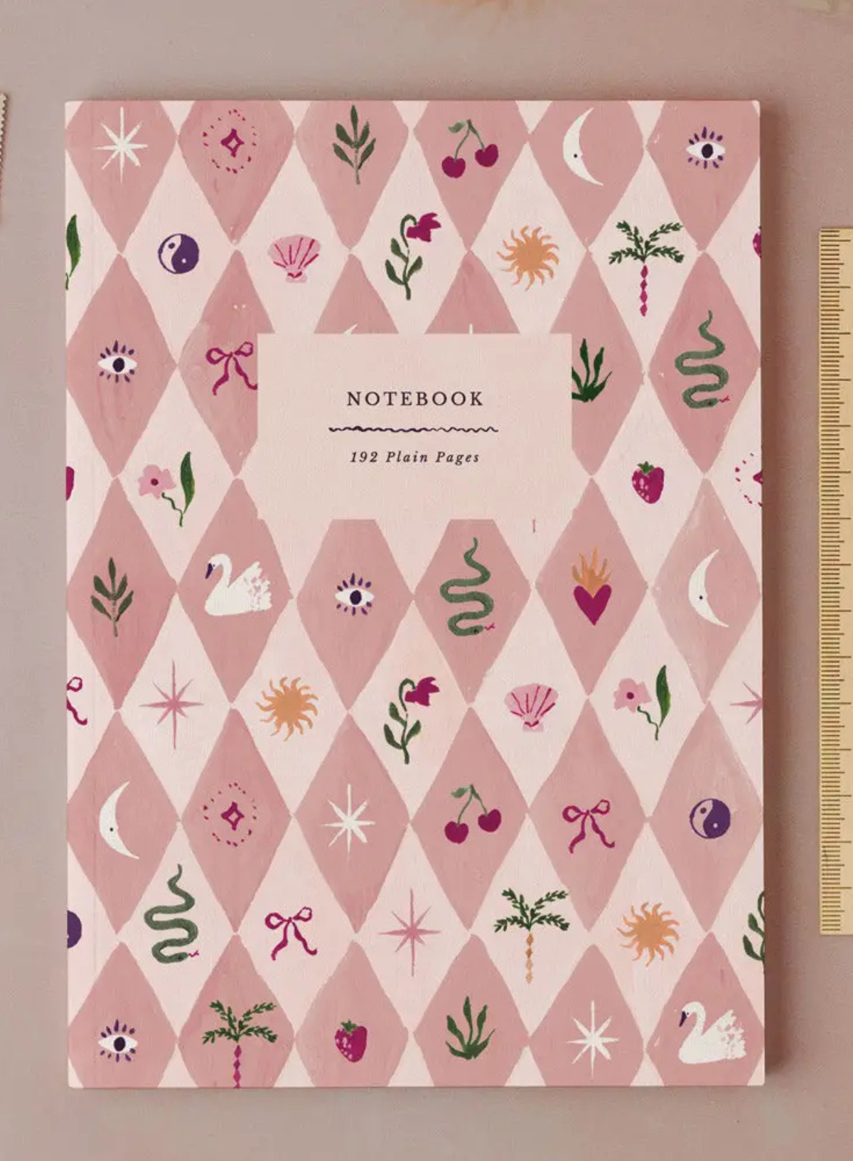 Sister Paper Co. Blush Harlequin Notebook