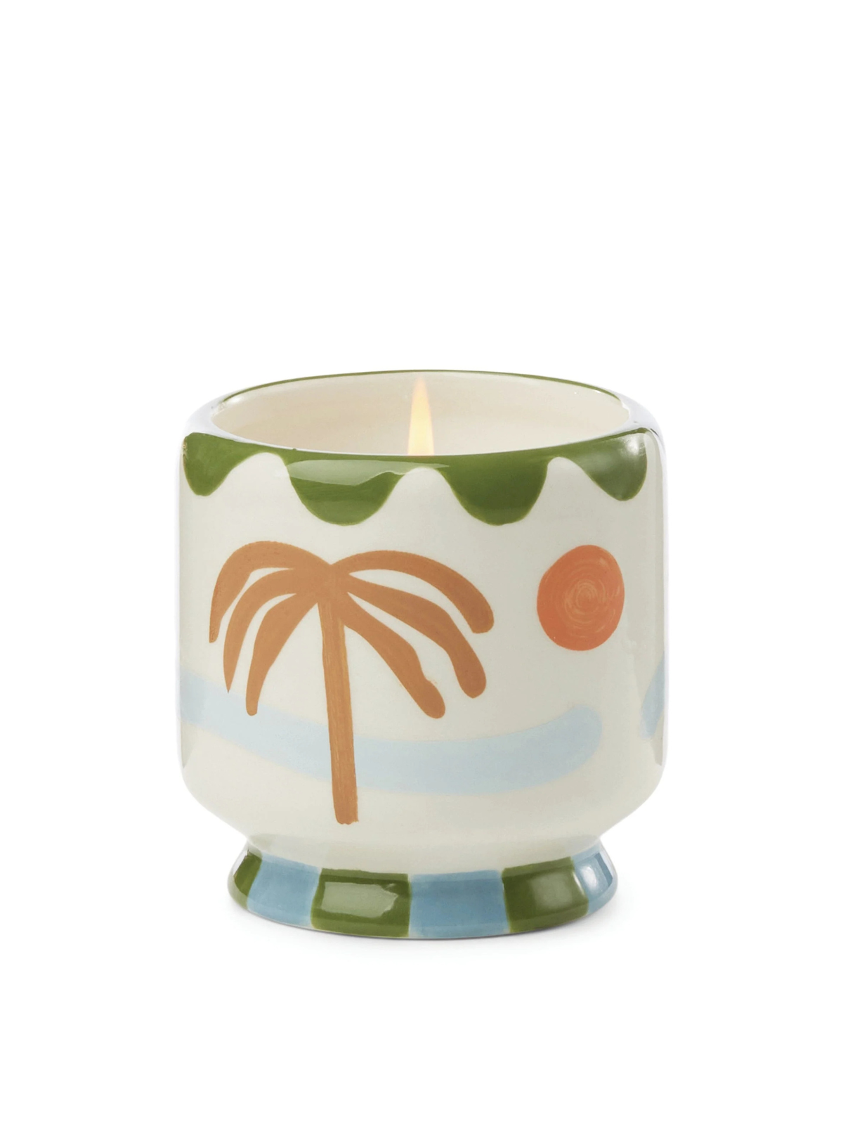 Adopo Palm Tree Ceramic Candle Lush Palms from Paddywax