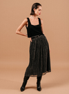 Lys Skirt in Noir & Silver from Grace and Mila