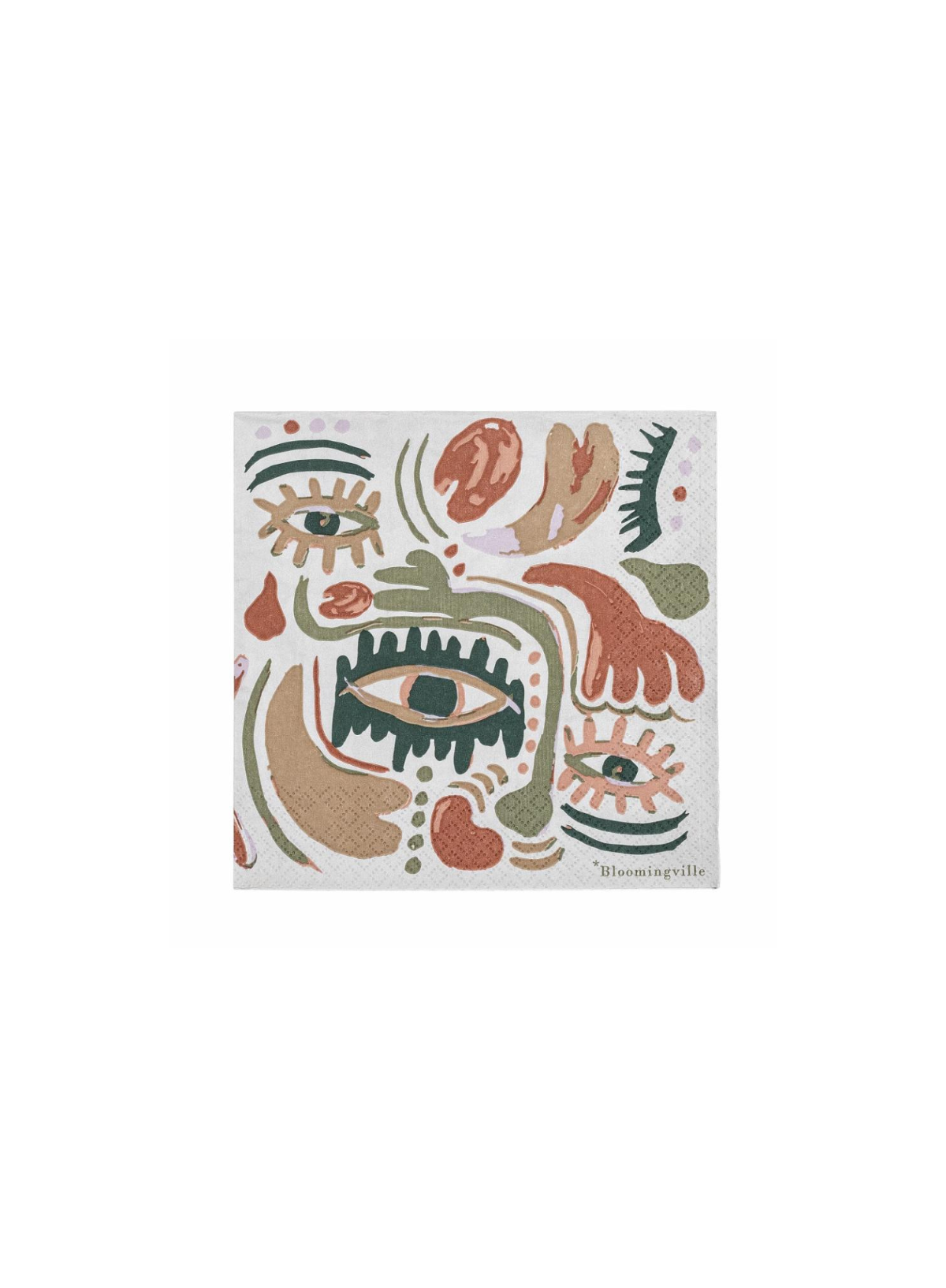 Horus Orange Napkins from Bloomingville