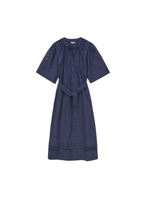 Hanoi Midi Dress in Navy from Yerse