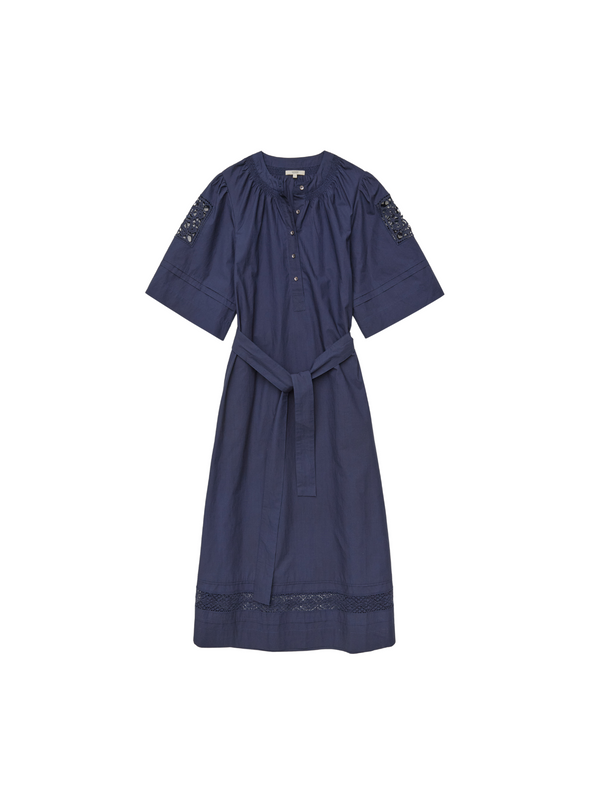 Hanoi Midi Dress in Navy from Yerse