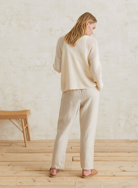 Taormina Trousers in Beige from Yerse