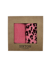 Leopard & Pink Barcelona Sock Box Duo from Sixton