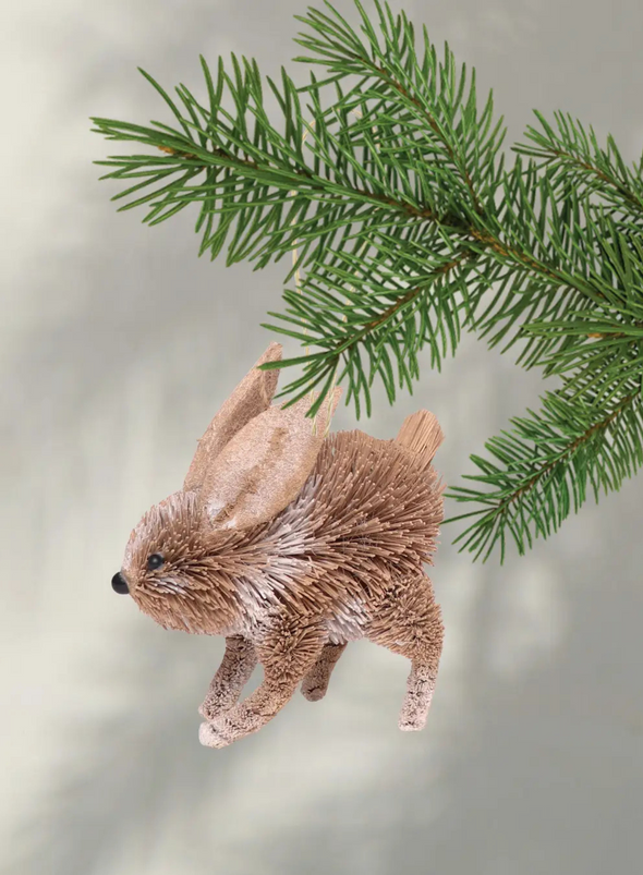 Bristle Rabbit Christmas Decoration from Studio THIE