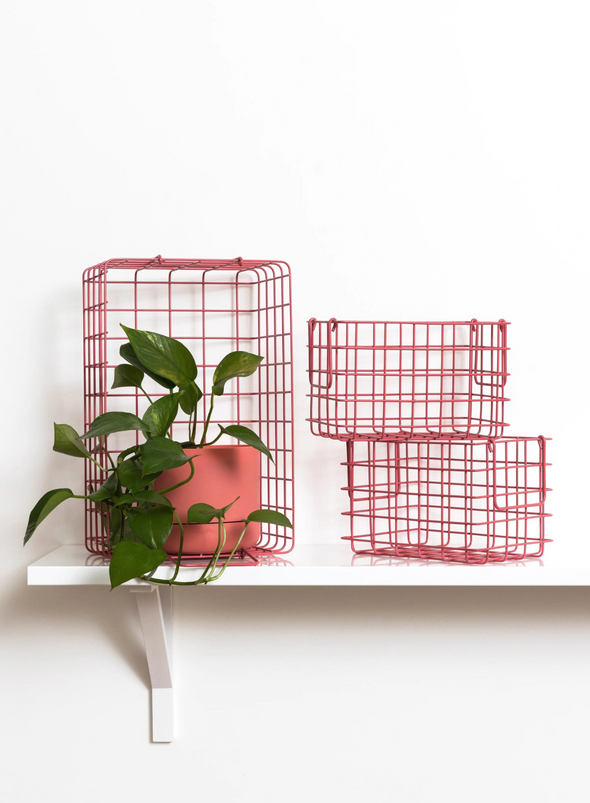 Wire Small Locker Basket from Mustard