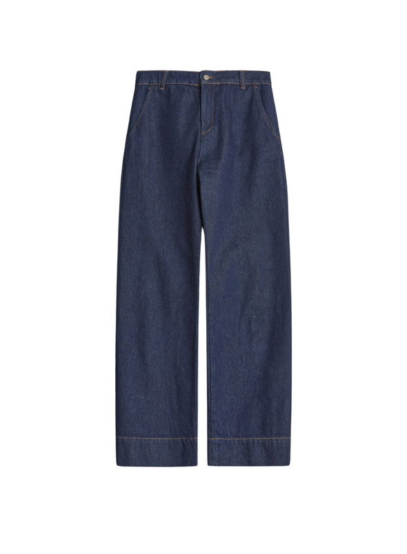 Lucky Denim Trousers in Indigo from Yerse