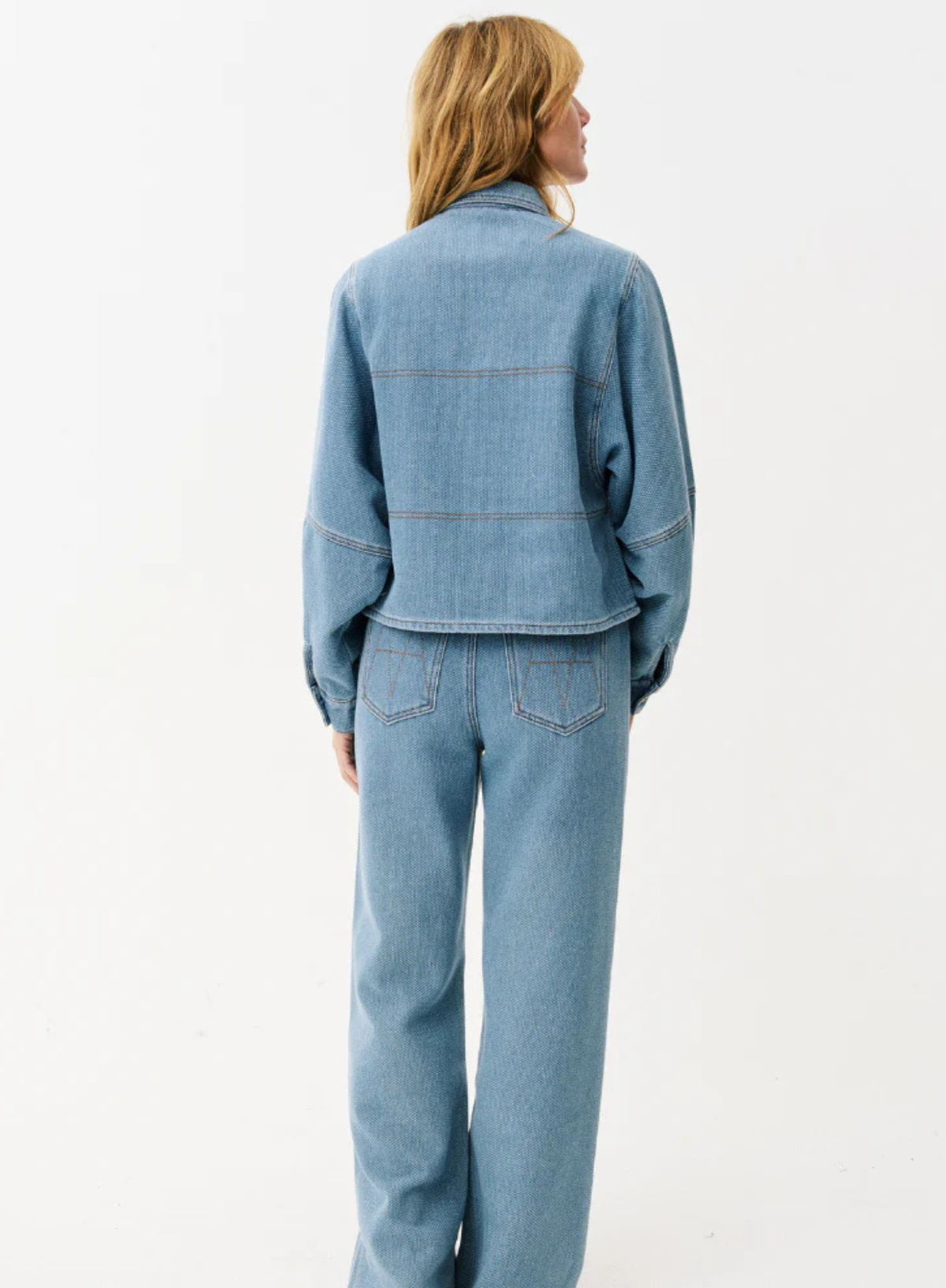 Meline Shirt in Blue Jean from Maison Anana