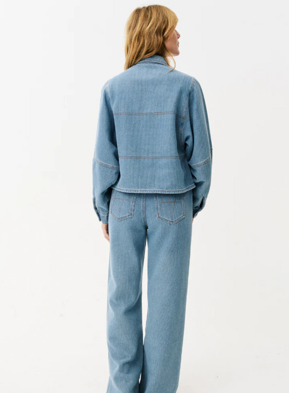 Meline Shirt in Blue Jean from Maison Anana