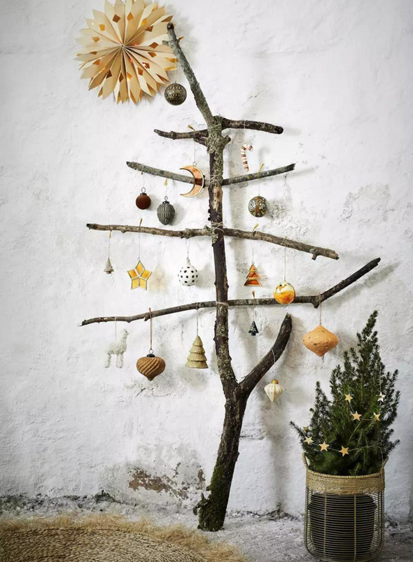 Hanging Paper Mache Trees from Madam Stoltz