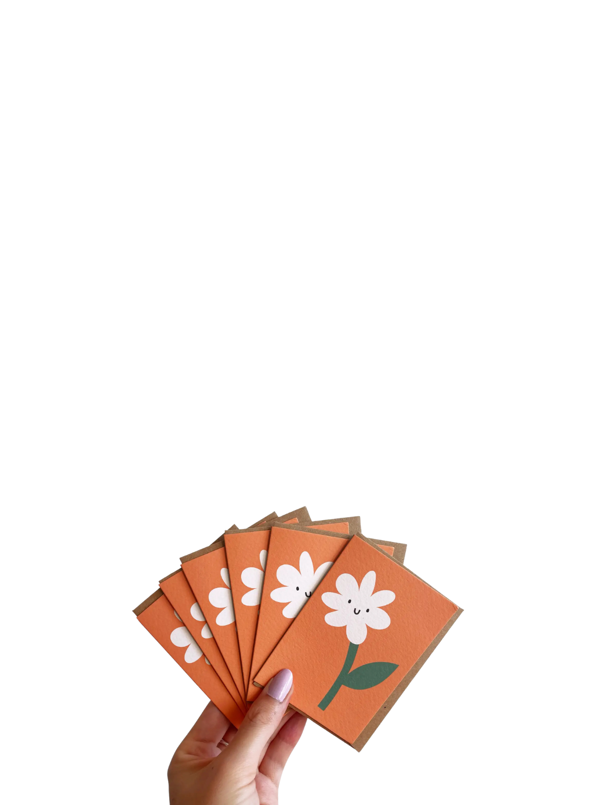 Pack of 6 Mini Flower Cards A7 - Floral from Rumble Cards