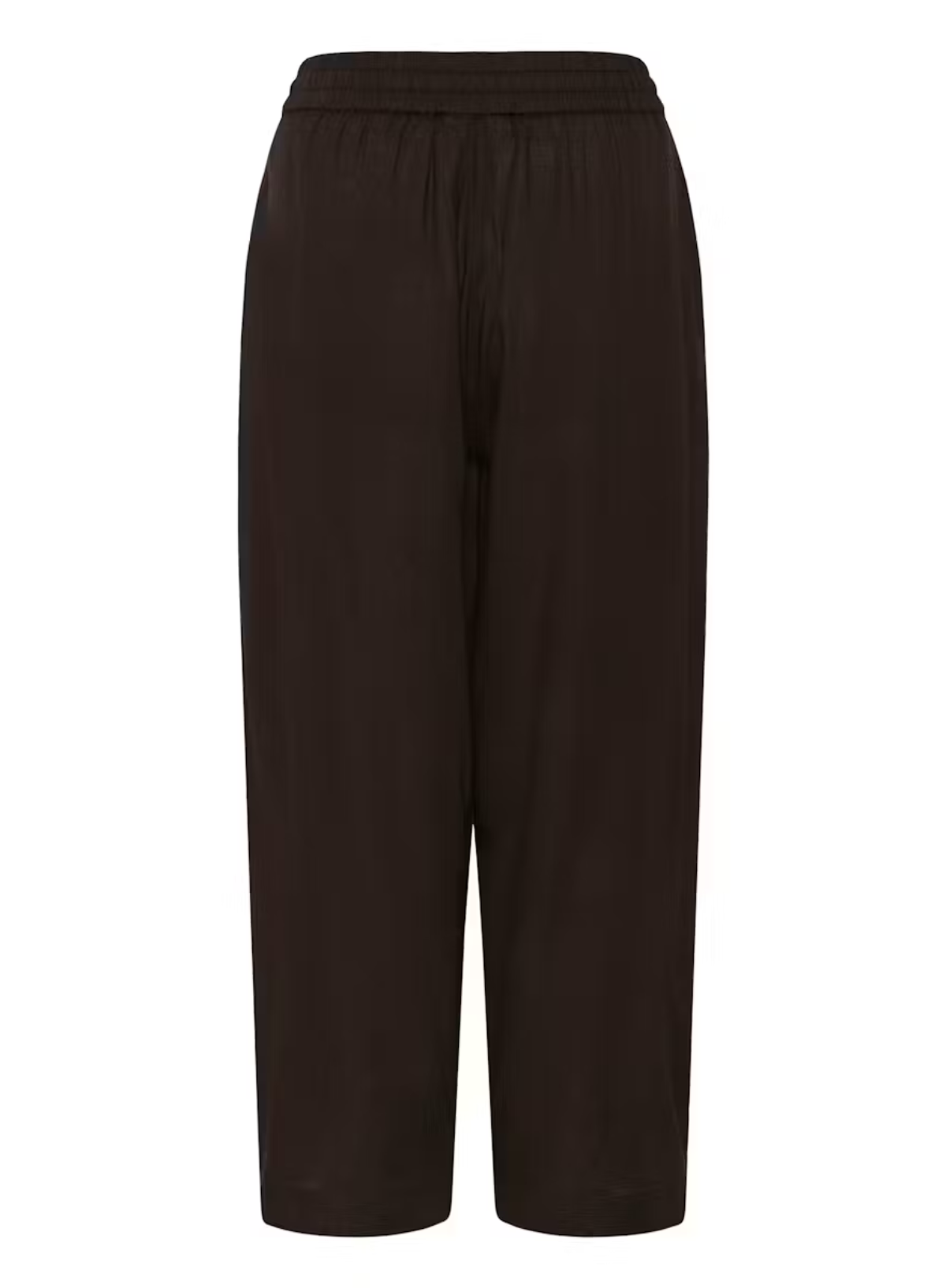 Kaffe Milia Cropped Wide Pants Brown