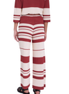 Striped Knitted Trousers Piqué in Sumac from Skatïe