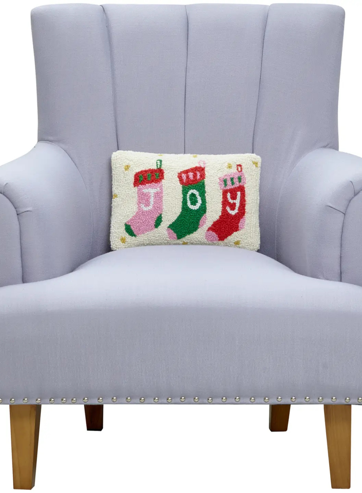 Joy Stocking Hook Cushion from Peking Handicraft