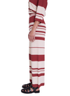 Striped Knitted Trousers Piqué in Sumac from Skatïe
