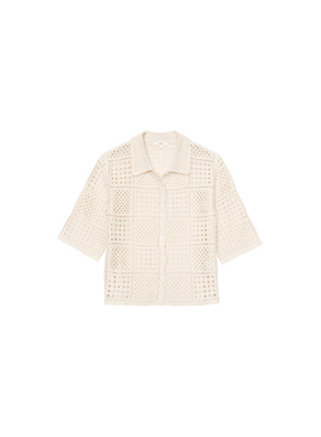 Sam Knit Top in Ecru from Yerse