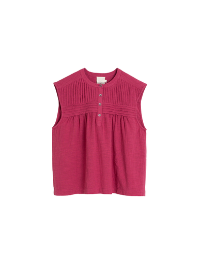 Sleeveless Top in Fuschia Pink from Indi & Cold