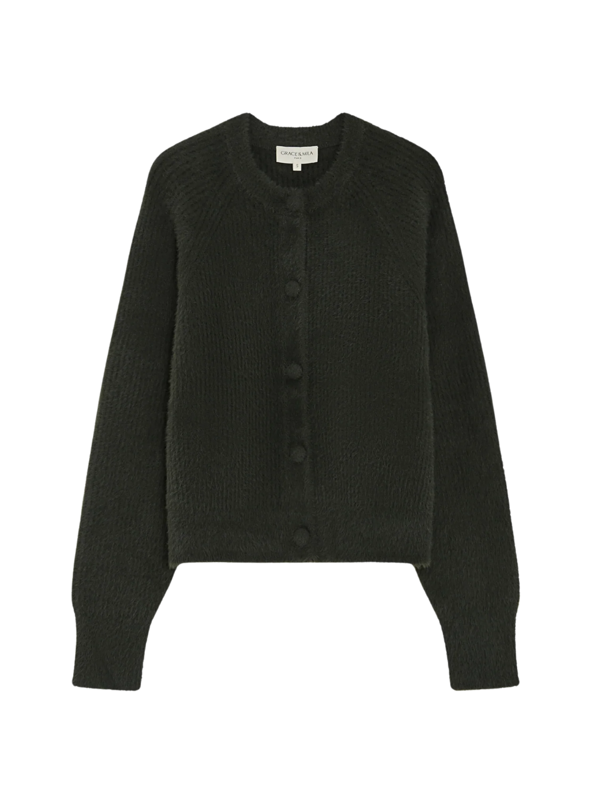 Grace & Mila Aleron Cardigan in Khaki