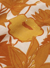 Selleck S/S Shirt Flower Collage Print in Honey Gold from Far Afield