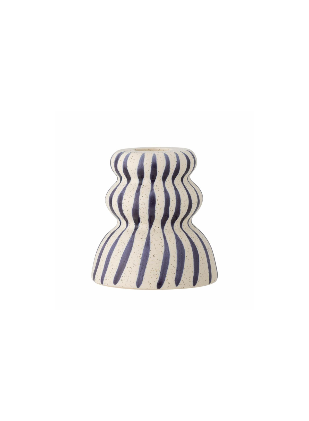 Gabin Blue Candle Holder from Bloomingville