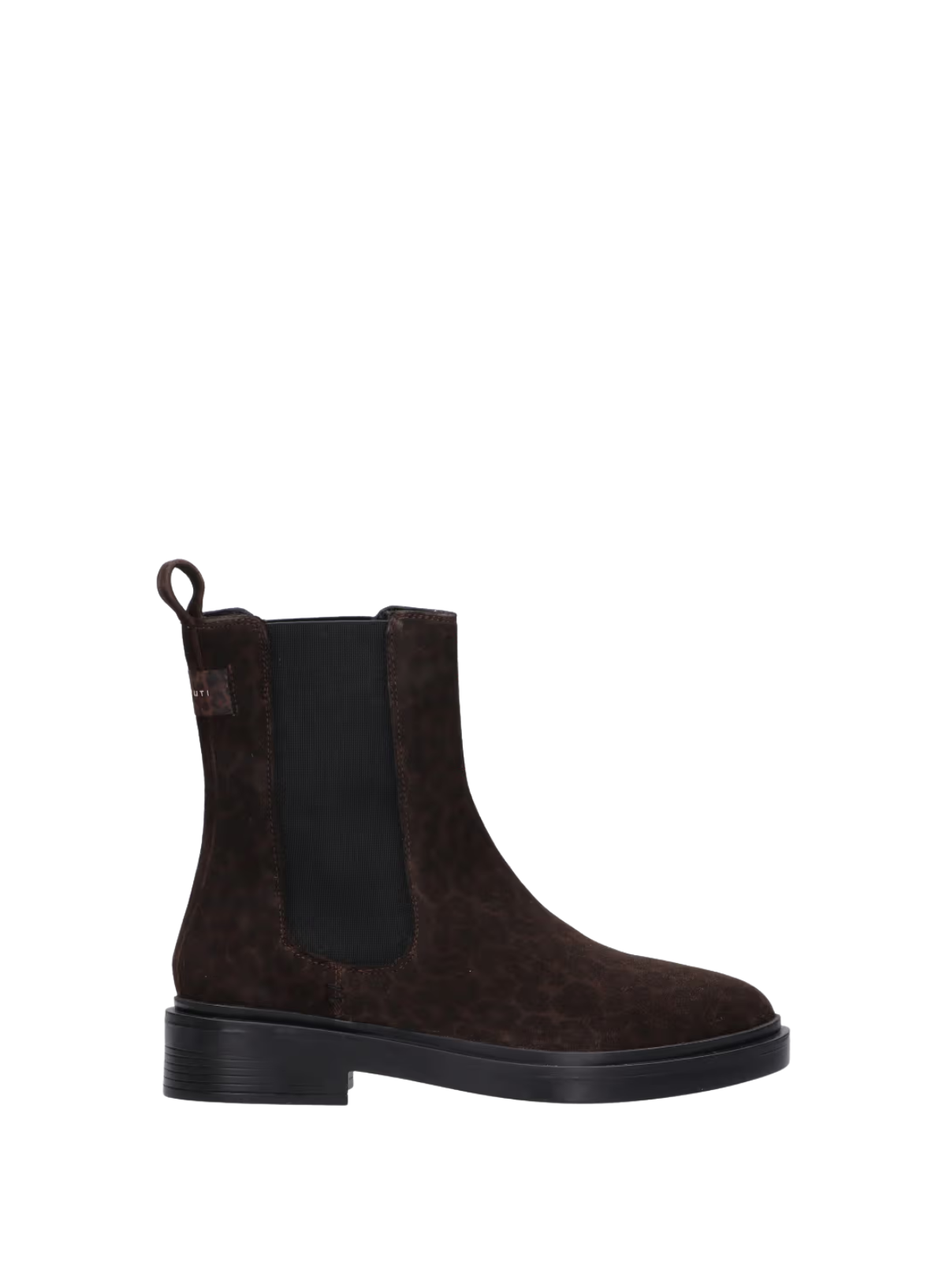 Fallon Suede Leopard in Leopard Glitter Dark Brown from Maruti