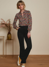 Maisie Blouse Meadow in Black from King Louie