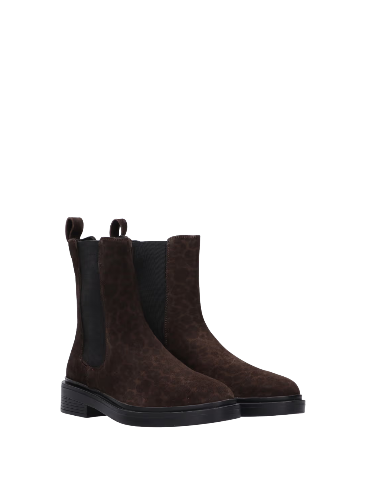 Fallon Suede Leopard in Leopard Glitter Dark Brown from Maruti